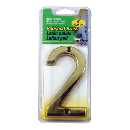 Hy-Ko Number 4" Pbrs "2" BR-42PB/2